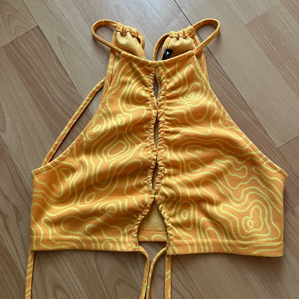 Yellow Crop Top